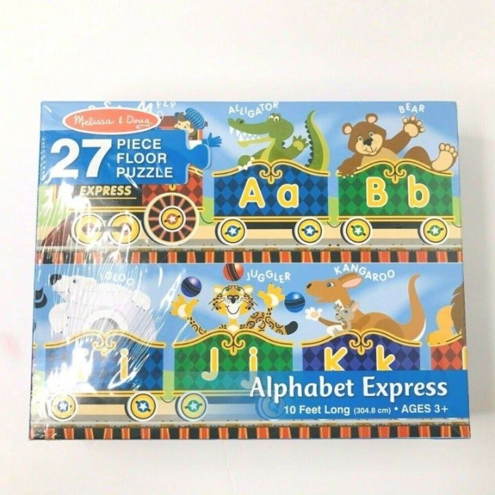 Alphabet Express 27 Piece Floor Puzzle by Melissa & Doug-NEW